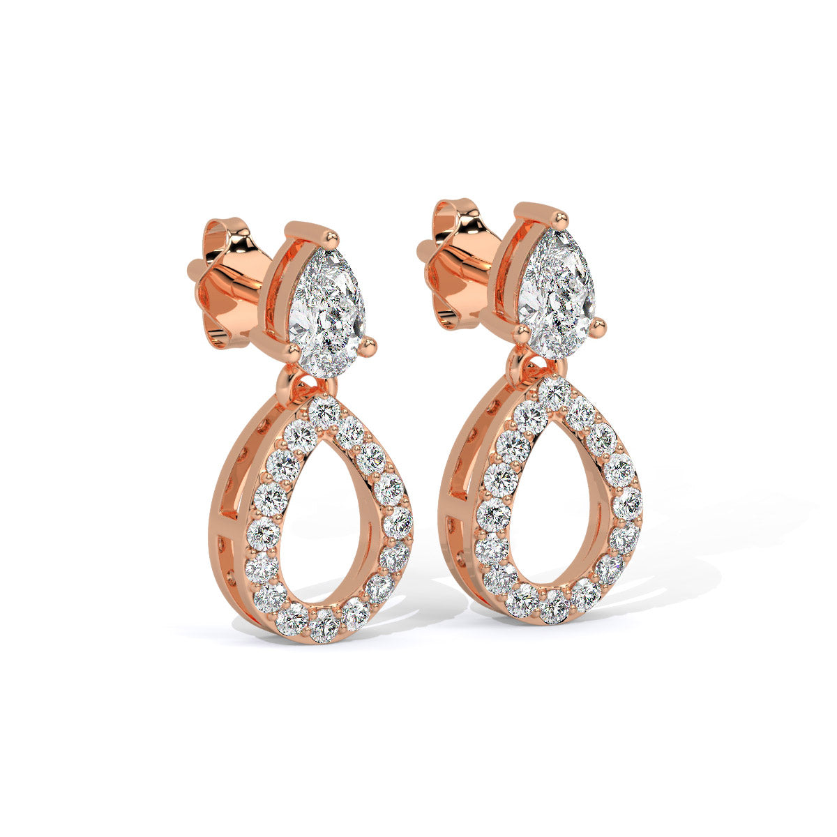 Miralyn Dew Sparkle Diamond Danglers