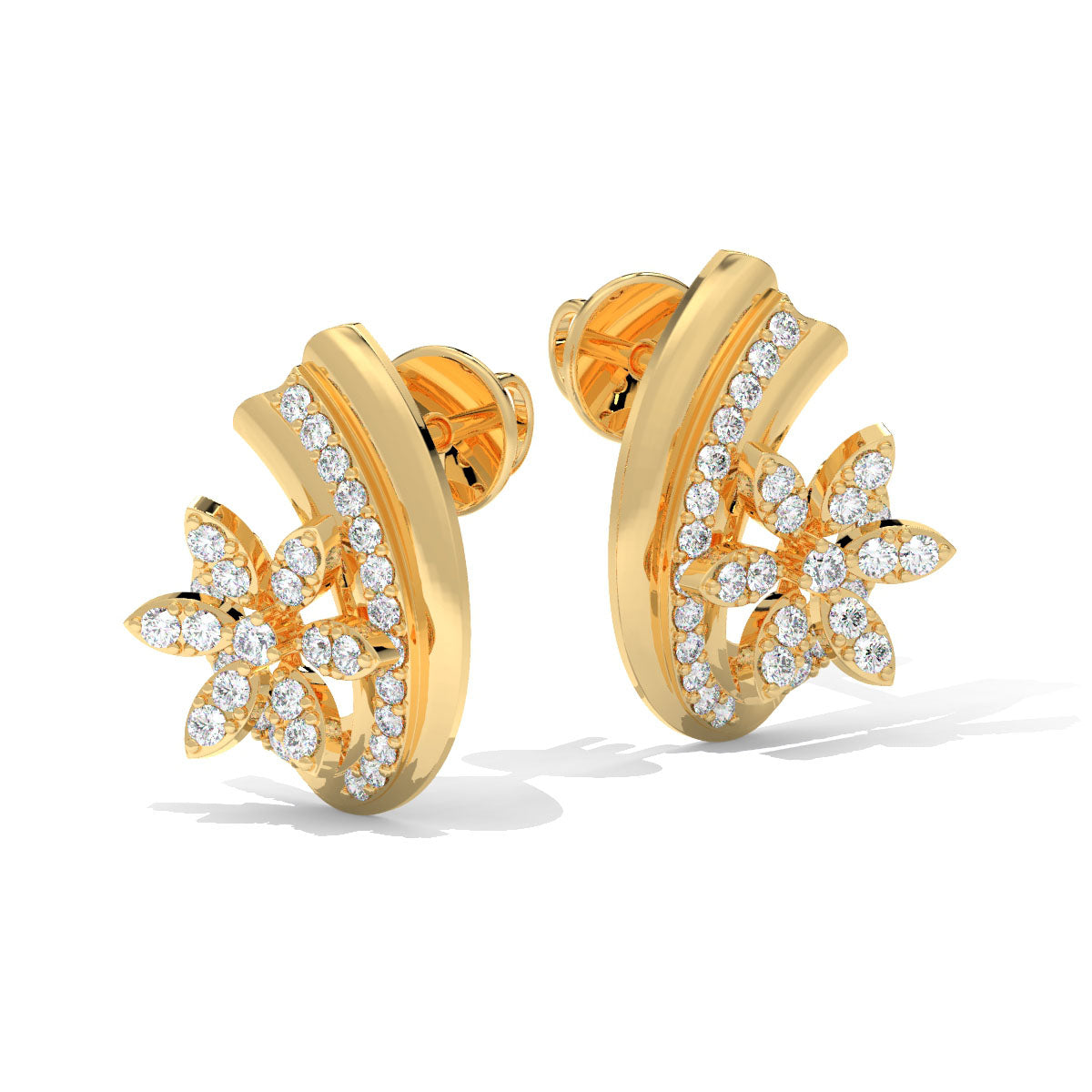 Blooming Radiance Diamond Studs