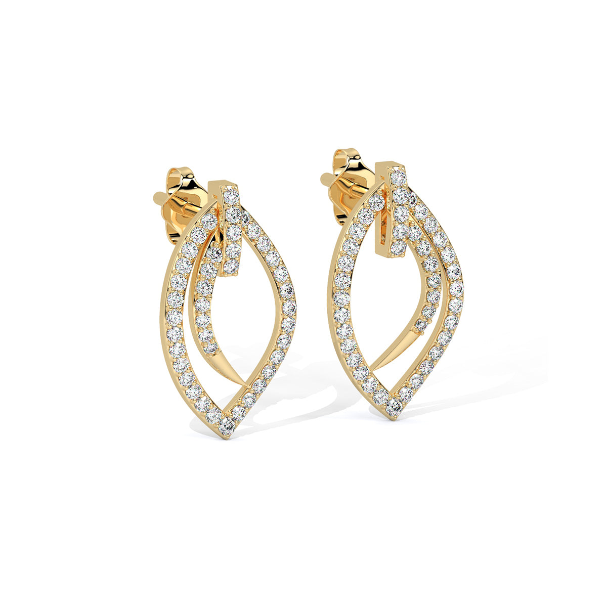 Serenique Sparkle Frame Diamond Drops