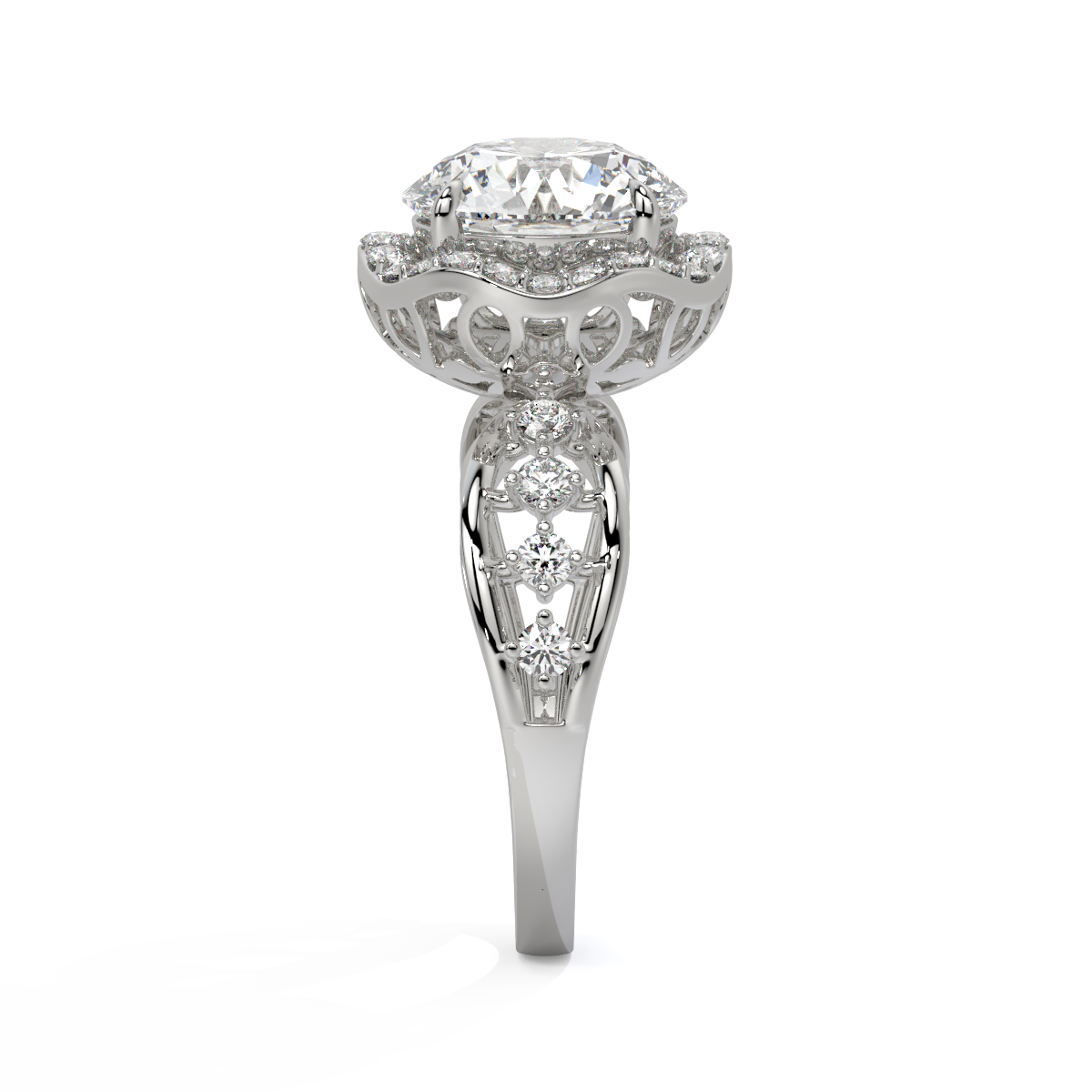 The Empress Portuguese Cut Diamond Ring