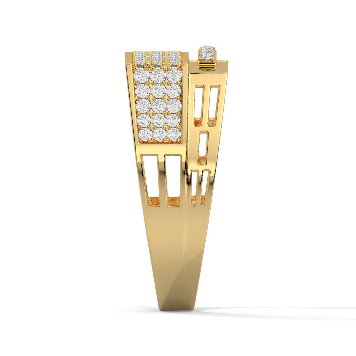 Regal Brilliance Men's Diamond Ring