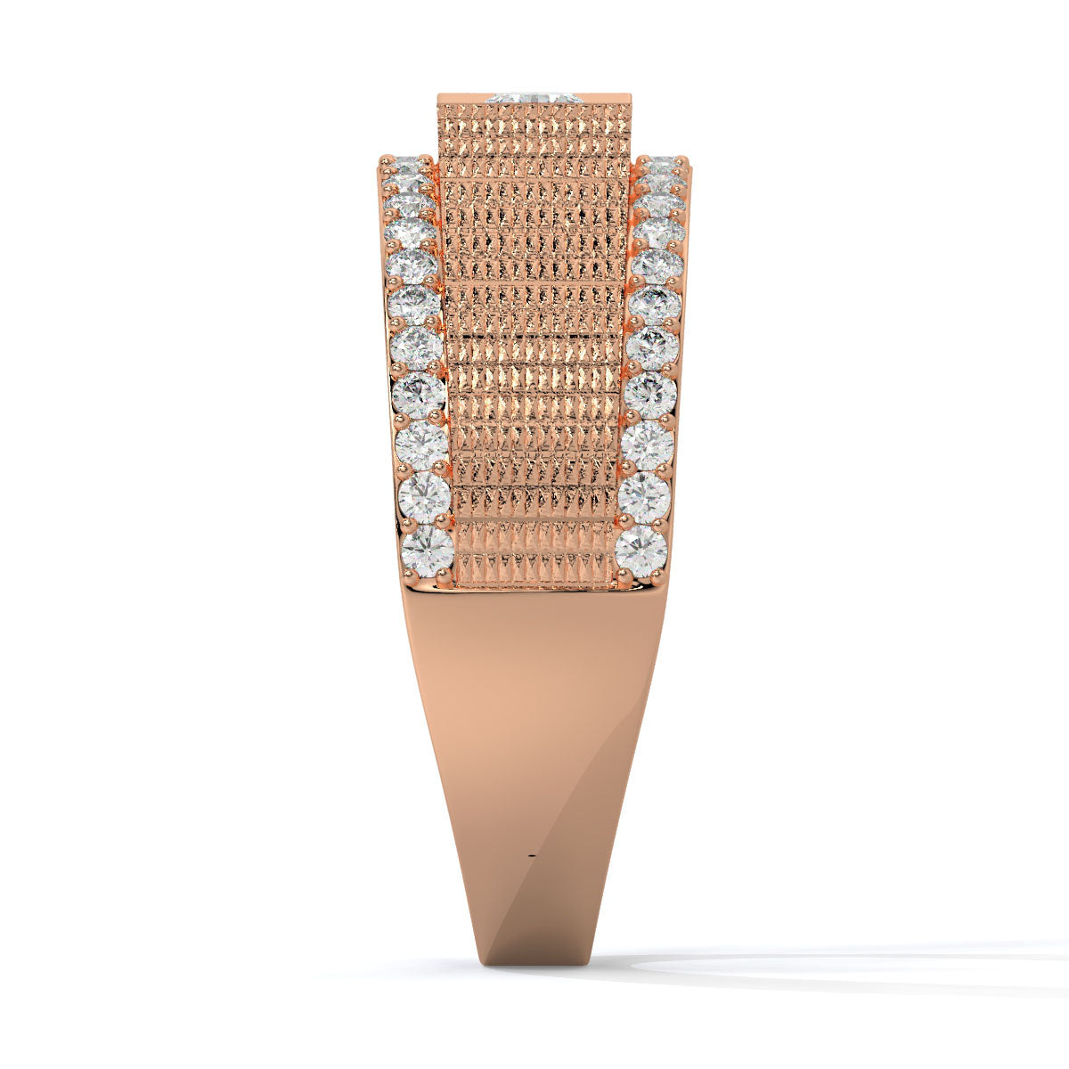 Majestic Zenith – Bold Men's Diamond Ring