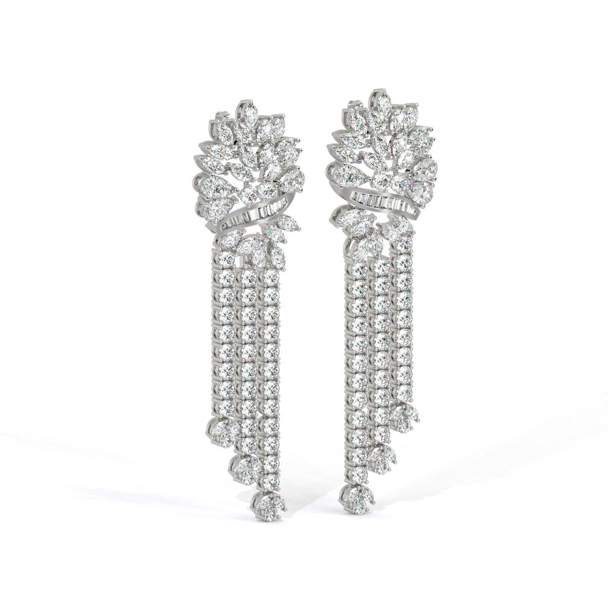 Opaluxe Diamond Waterfall Dangles