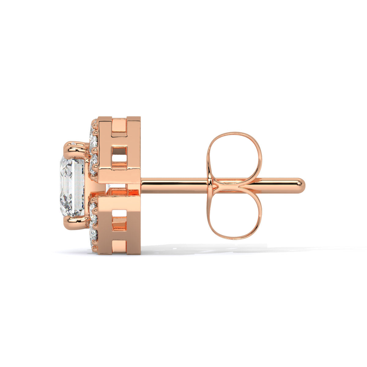 Glintara Edge Men's Diamond Stud