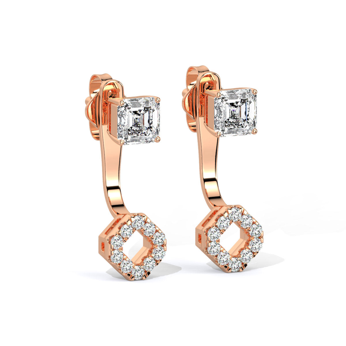 Clarion Glow Diamond Danglers