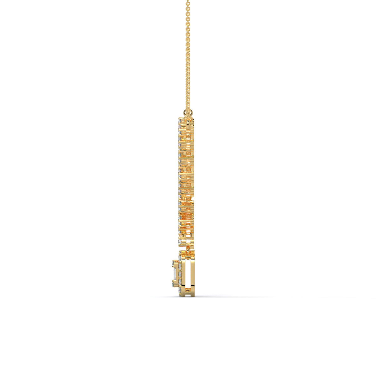 Exquisite Diamond Halo Pendant