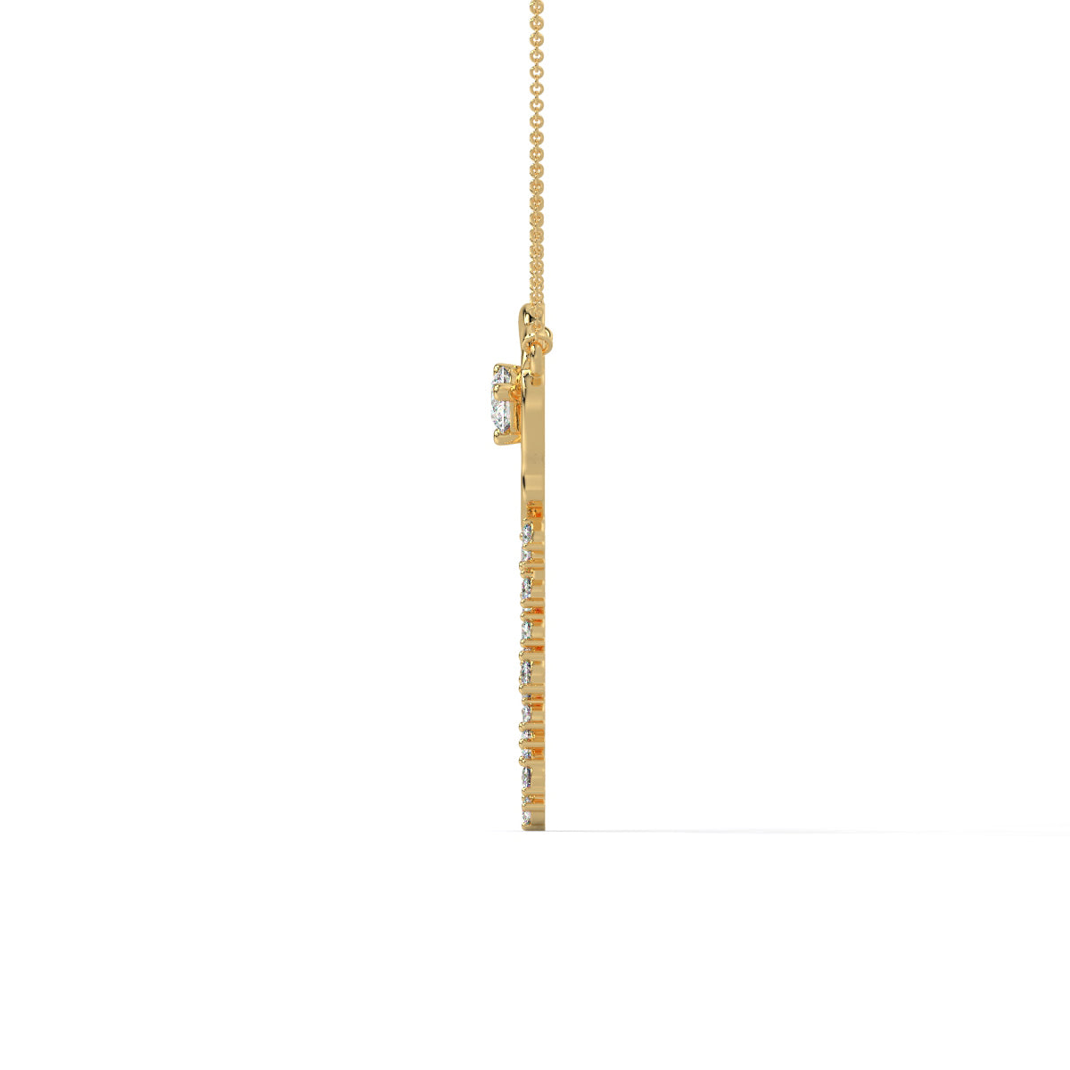 Rose Blossom Diamond Pendant