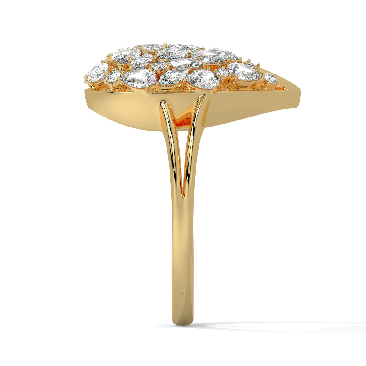 Teardrop Diamond Ring