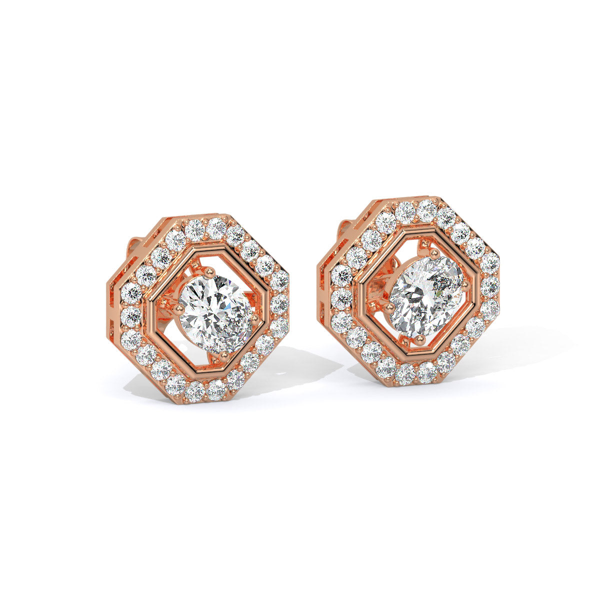 Prismara Glow Diamond Studs