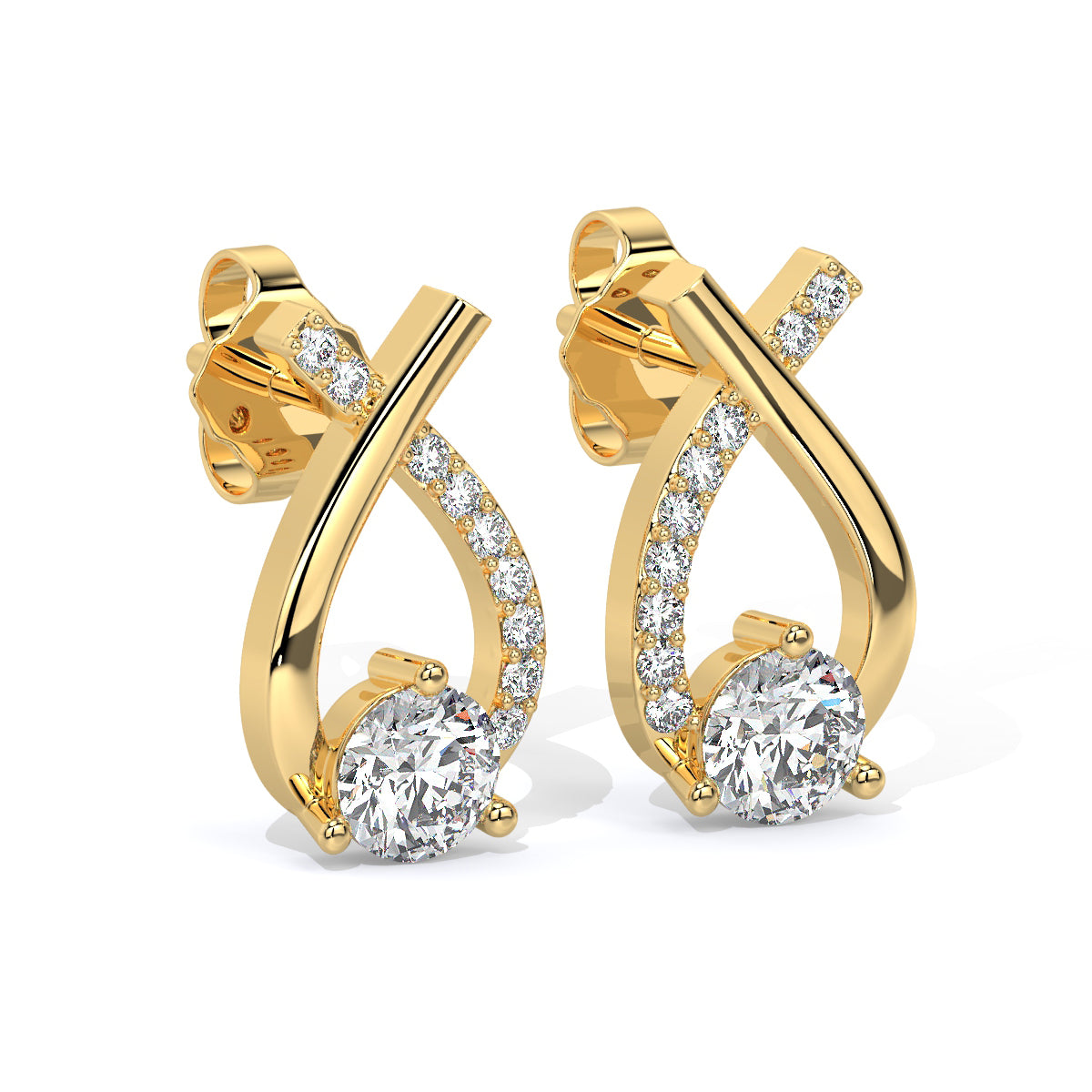 Elegance Infinity Diamond Studs