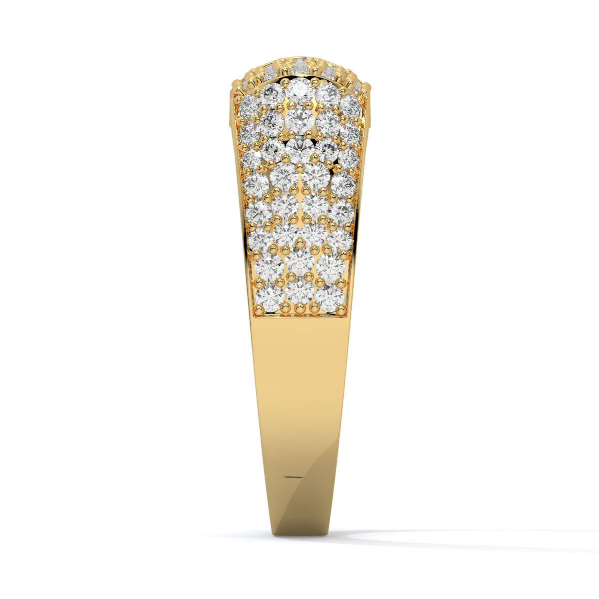 Lustrous Majesty – Men's Diamond Ring