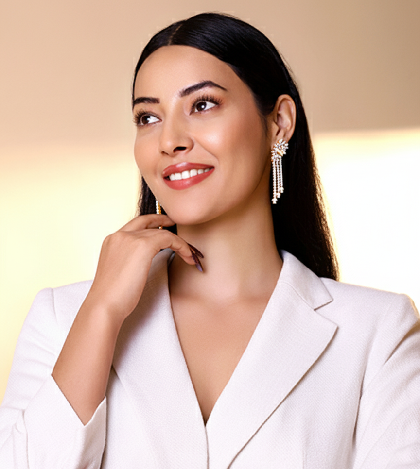 Opaluxe Diamond Waterfall Dangles